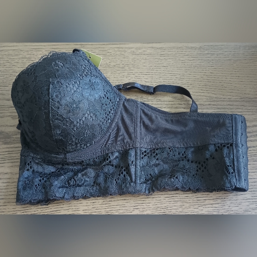 Adored by Adore Me Payal Longline Underwire Lace Demi Cup Bra Various Size - Picture 10 of 14